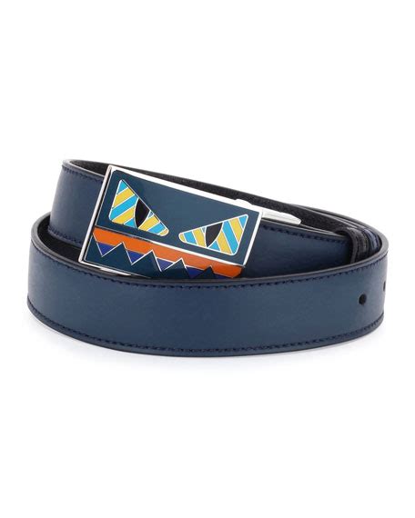 fendi striped monster belt|Fendi belt size 48.